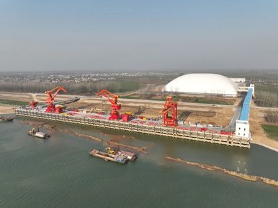 五河縣城南綜合碼頭即將交工驗收，安防設備全面護航運行安全
